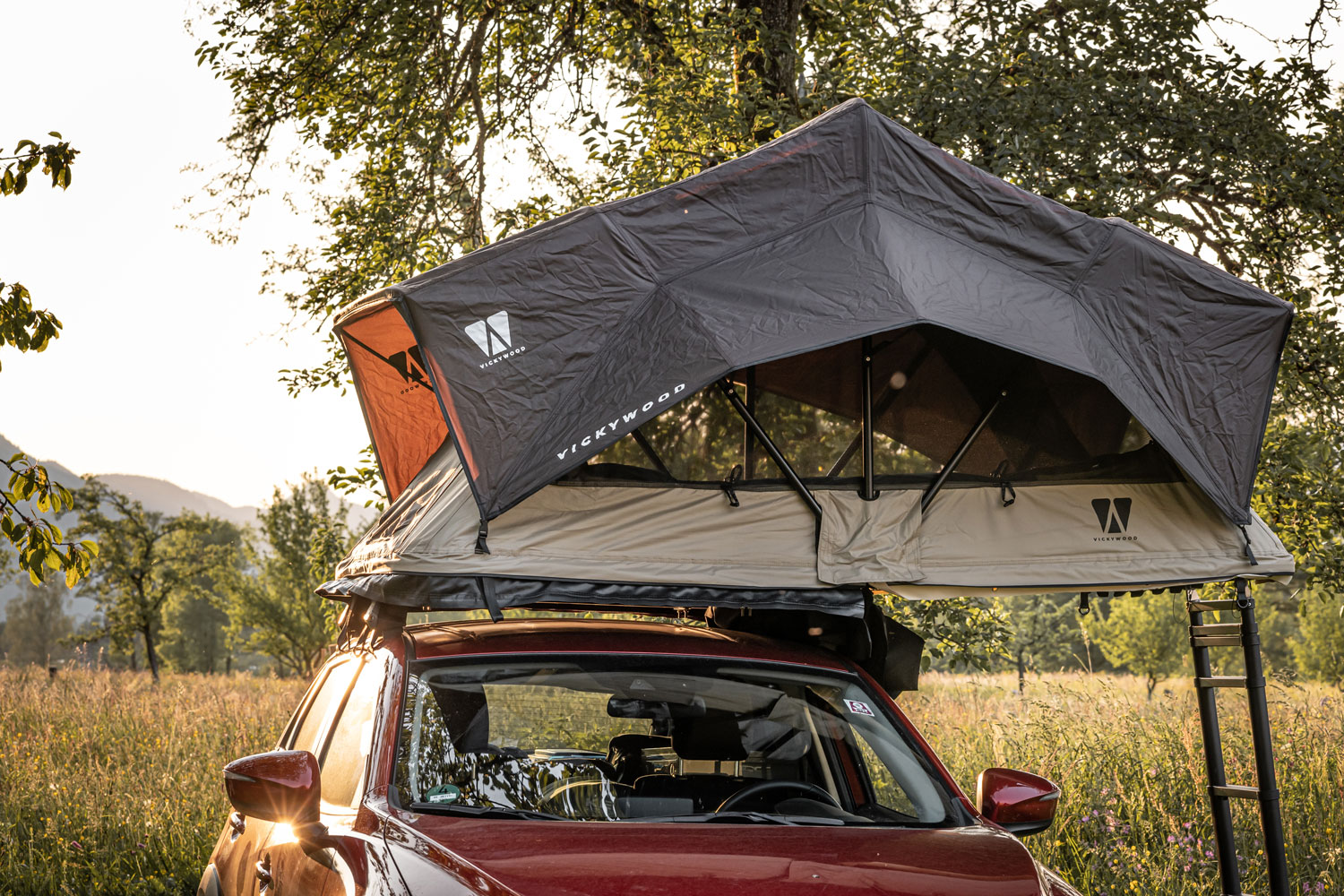 Huur een daktent vanaf €175,- per week